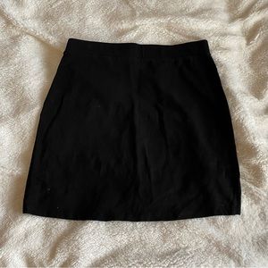 H&M divided black bodycon mini skirt size small